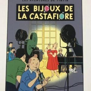 sérigraphie tintin les bijoux de la castafiore