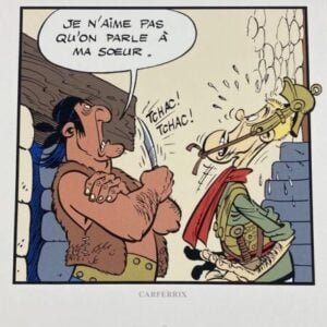 sérigraphie uderzo asterix et obelix carferrix