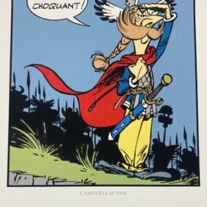 sérigraphie uderzo asterix et obelix cassivellaunos